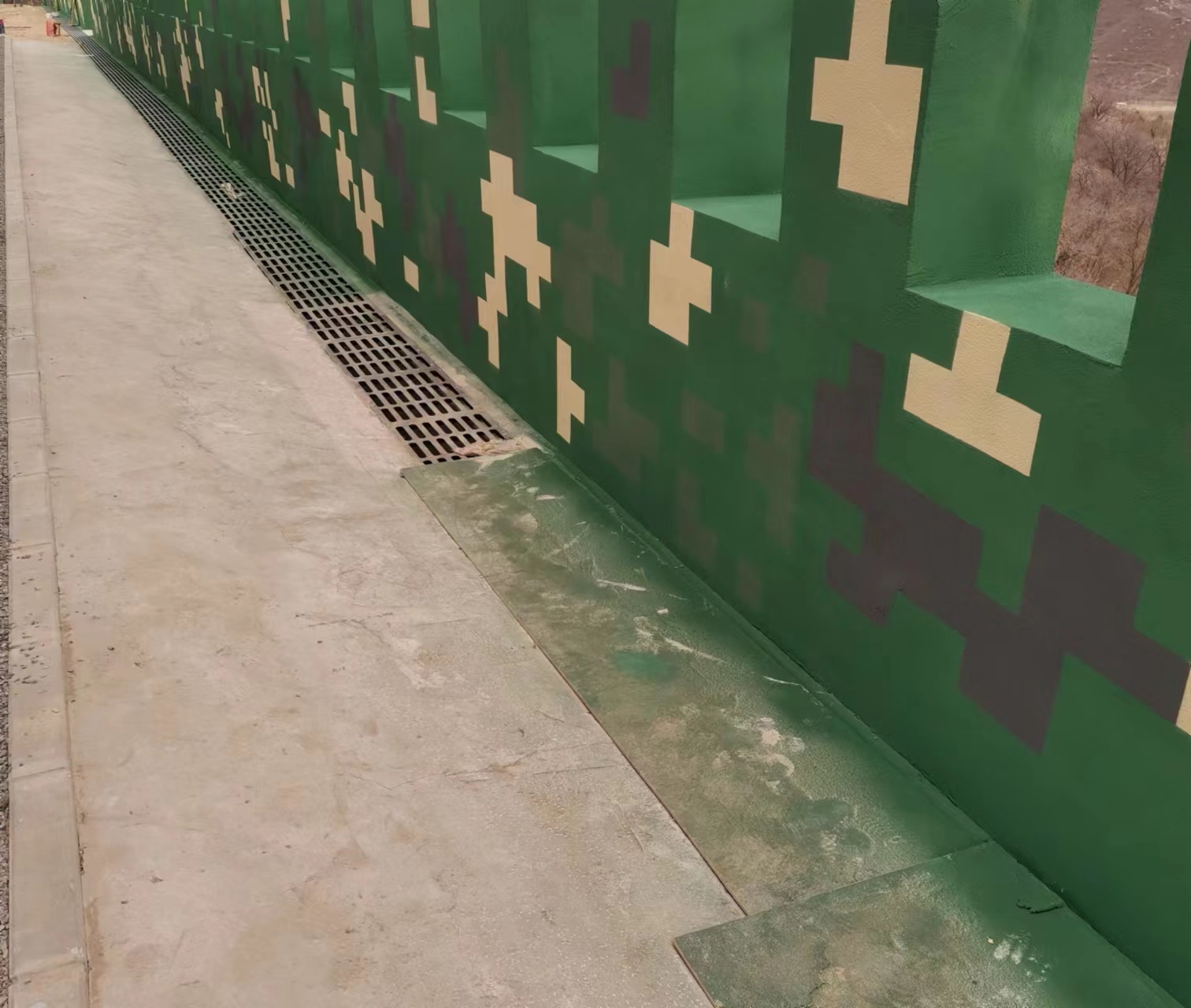 十堰围墙迷彩喷涂,数迷彩漆